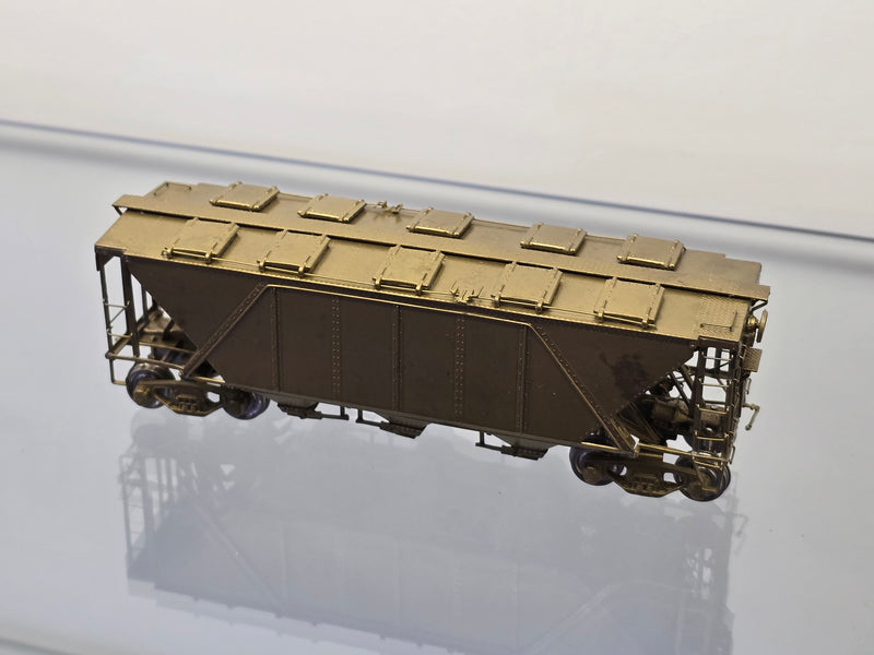 Oriental Limited HO Scale Pennsylvania Railroad PRR H30 Covered Hopper - Un-Painted Brass