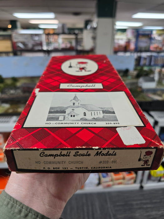 Campbell 359-985 HO Scale Community Church Kit - NOS