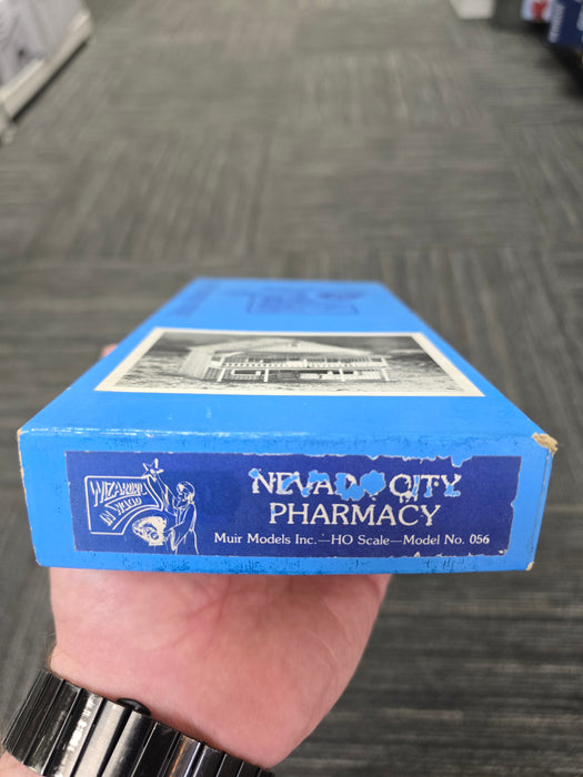 Muir Models 056 HO Scale Nevada City Pharmacy Building Kit - NOS
