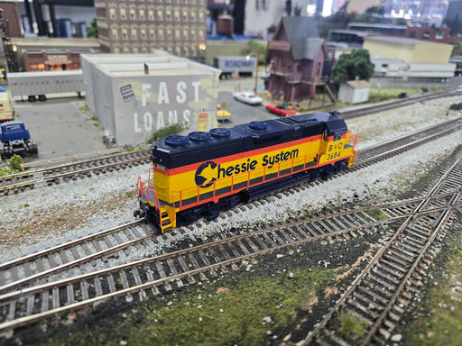Atlas 8907 HO Scale EMD GP40 Chessie System B&O 6984 - USED