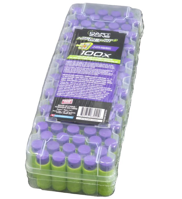 Dart Zone Nitroshot+™ Half-Length Foam Darts Refill Pack (100 Pack)