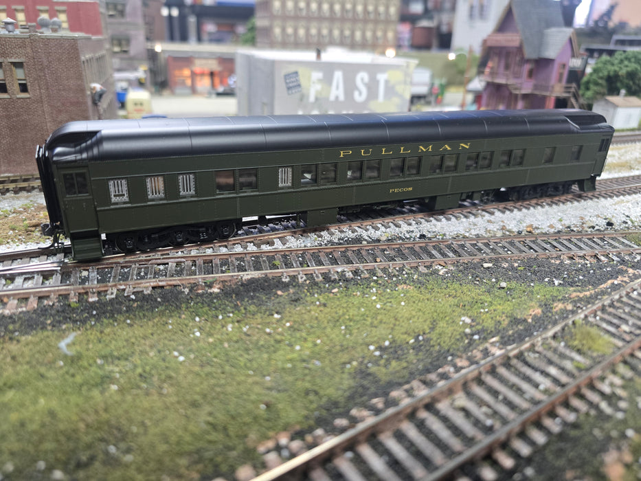 Branchline Trains 15313 HO Scale 12-1 Heavyweight Pullman Sleeper Pecos - NOS