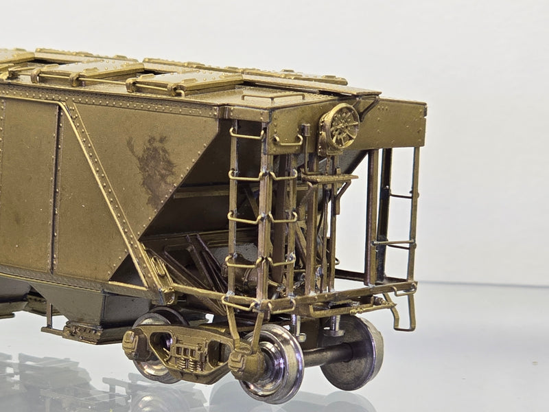 Oriental Limited HO Scale Pennsylvania Railroad PRR H30 Covered Hopper - Un-Painted Brass