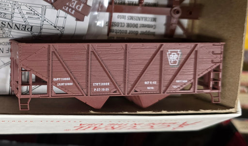 Accurail / Digital Fox HO Scale Pennsylvania H31C 55-Ton Wood-Side Hopper Kit PRR - NOS (#'s Vary)