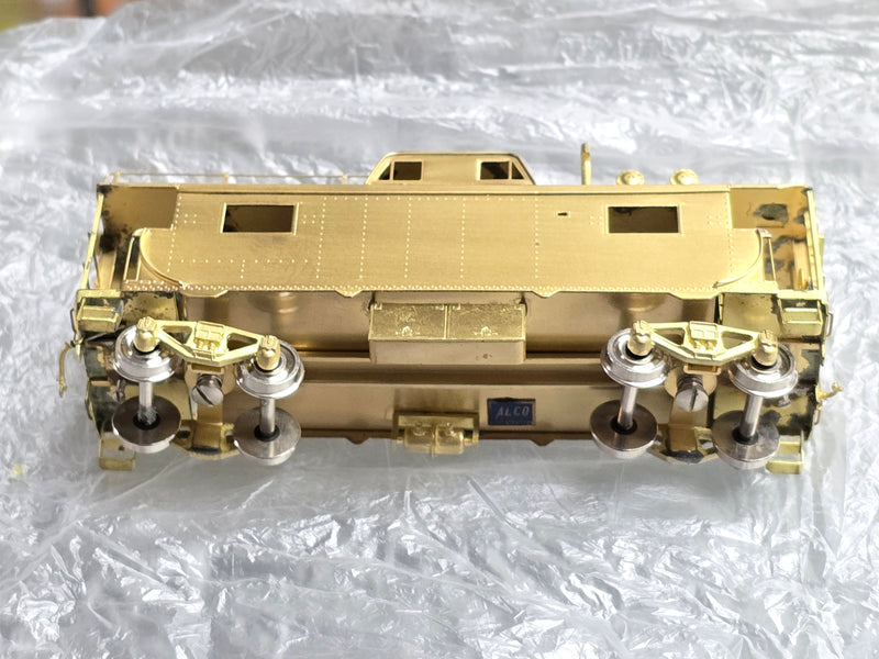 ALCO Models HO Scale Pennsylvania Railroad PRR N-8 Cabin/Caboose - Un-Painted Brass