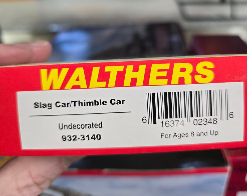 Walthers 932-3140 HO Scale Slag/Thimble Car Kit - NOS