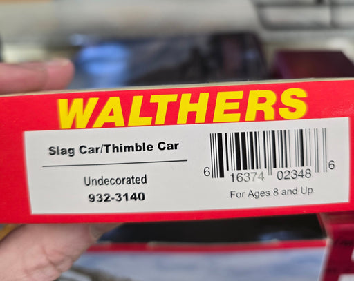 Walthers 932-3140 HO Scale Slag/Thimble Car Kit - NOS