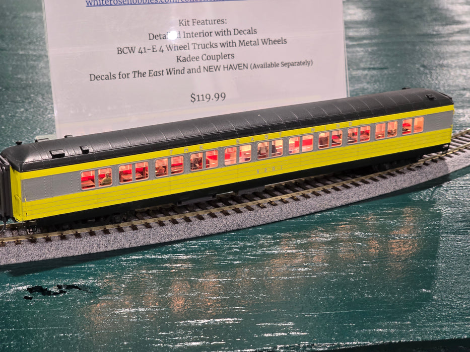 Bethlehem Car Works 5200 HO Scale New Haven "American Flyer" Grill Car Kit