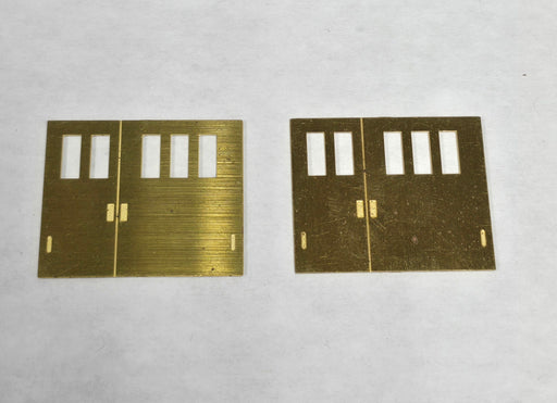 Bethlehem Car Works KitBits 115 HO Scale Brass Baggage Doors (Set of 2)