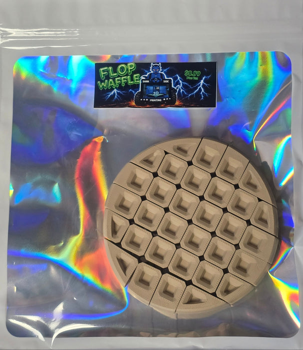 Darkside 3D Printing Flop Waffle Fidget