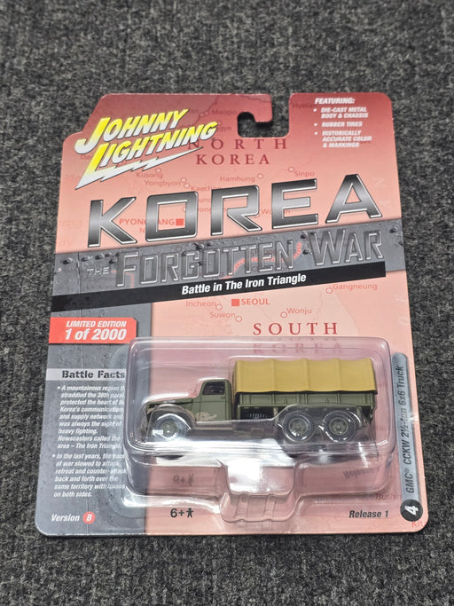 Johnny Lightning JLML009 Korea Forgotten War Version B GMC CCKW 2 1/2 Ton 6x6 Truck