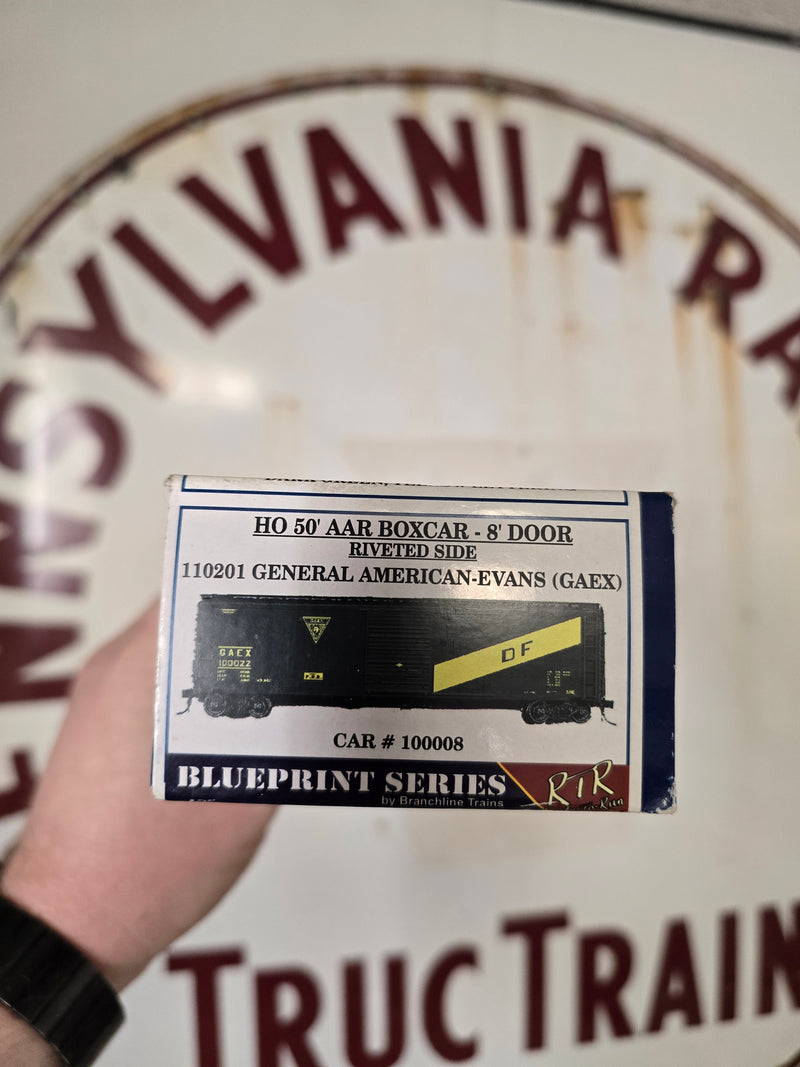 Branchline Trains 110201 HO Scale 50' AAR Boxcar General American GAEX 100008 - NOS