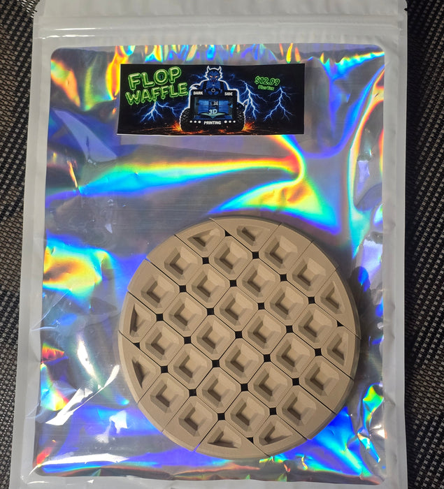 Darkside 3D Printing Large Flop Waffle Fidget