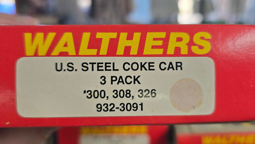 Walthers 932-3091 HO Scale Coke Service High Side 2 Bay Hopper Kit (3 Pack) - NOS
