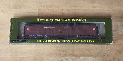 Bethlehem Car Works 5001-04 HO Scale B60b Baggage Car "Keystones/Vents" PRR 9314 - NOS