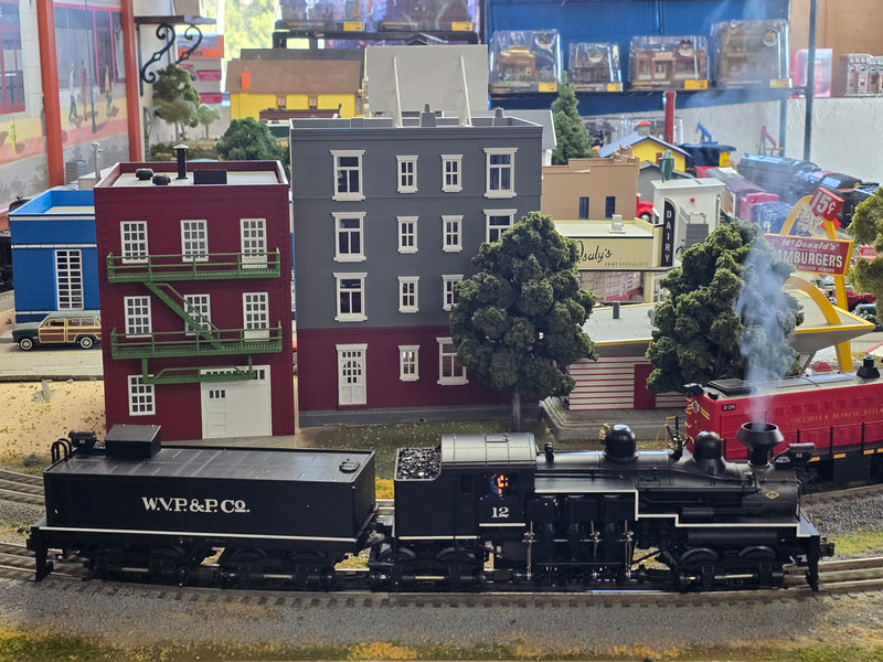MTH Premier 20-3023-1 O Scale 4 Truck Shay West Virginia Pulp & Paper Co. #12 with PS1 - USED