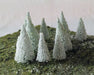 Rock Island Hobby 24201 Snow Covered Dense Pine Trees 12 Pack Assortment