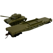 Rock Island Hobby 32160 HO US Army Flat Car with Tank