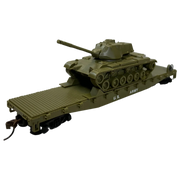 Rock Island Hobby 32160 HO US Army Flat Car with Tank