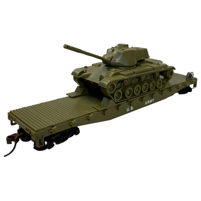 Rock Island Hobby 32160 HO US Army Flat Car with Tank