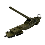 Rock Island Hobby 32163 HO Scale US Army Big Gun Car