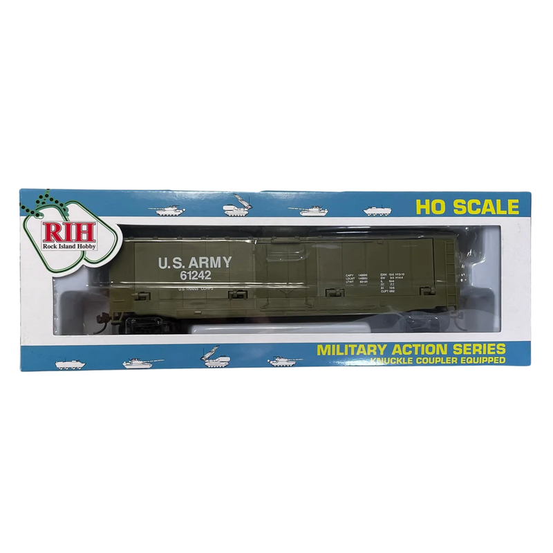 Rock Island Hobby 32164 HO Scale US Army Exploding Boxcar