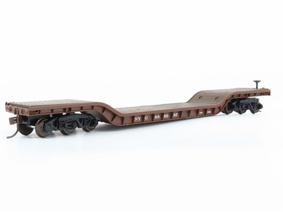 Roco 48991 HO Scale Heavy Duty Center Depressed Flatcar New York Central NYC 499047 - NOS