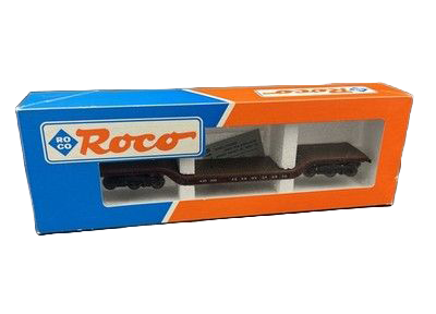 roco-48994-ho-scale-heavy-duty-center-depressed-flatcar-pennsylvania-435358-nos