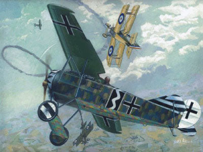 Roden Models 004 1/72 Fokker E.V/D.VIII Flying Razor WWI Fighter Model Aircraft Kit