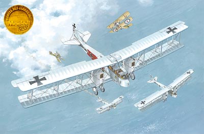 Roden Models 011 1/72 Gotha G.IV WWI German Bomber Model Aircraft Kit