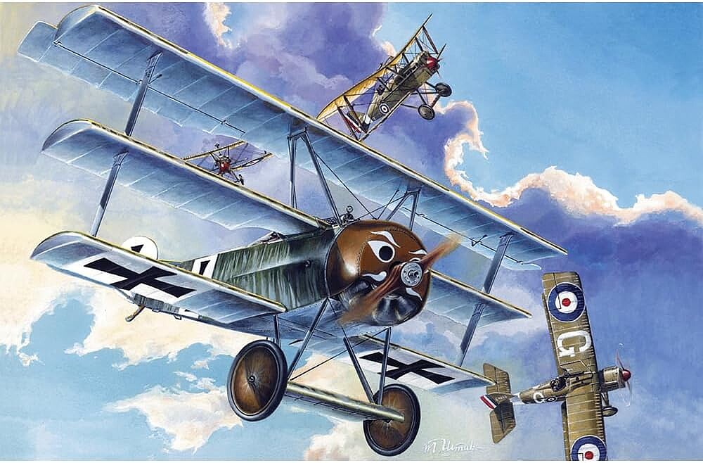 Roden Models 017 1/72 Fokker F.I German WWI Fighter Model Aircraft Kit