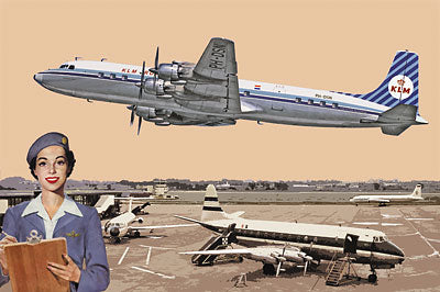 Roden Models 302 1/144 Douglas DC-7C KLM Royal Dutch Airlines Model Aircraft Kit