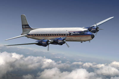 Roden Models 304 1/144 Delta Airlines Douglas DC-6 Model Aircraft Kit