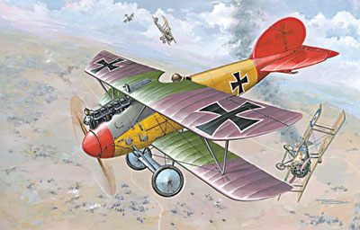 Roden Models 032 1/72 World War I Albatros D.V/Va WWI Bi-Plane Model Aircraft Kit