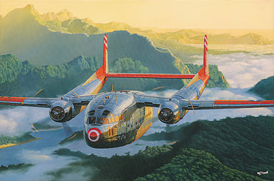 Roden Models 321 1/144 Fairchild C-119C Flying Boxcar Model Aircraft Kit
