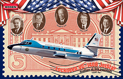 Roden Models 324 1/144 Lockheed VC-140B JetStar "USAF One" Model Aircraft Kit