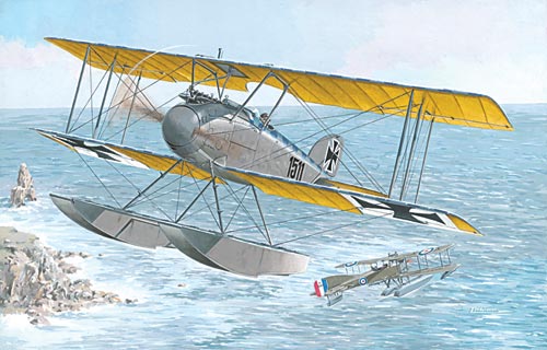 Roden Models 034 1/72 Albatros W.4 Floatplane Late Version Model Aircraft Kit