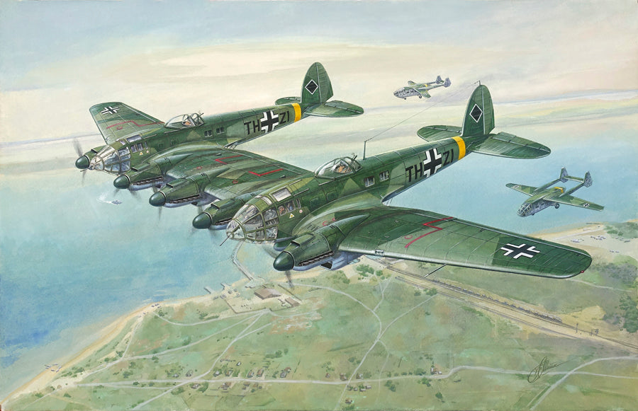 Roden Models 346 1/144 Heinkel He 111Z-1 Zwilling Model Aircraft Kit