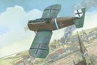 Roden Models 036 1/72 WWI Junkers D.1 Short Fuselage Version Model Aircraft Kit