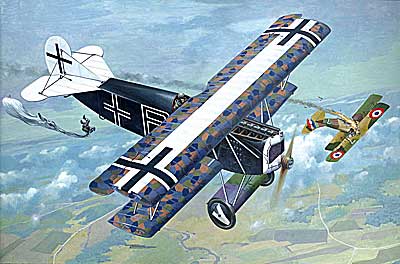 Roden Models 418 1/48 Fokker D.VII (O.A.W. mid) WWI Fighter Model Aircraft Kit