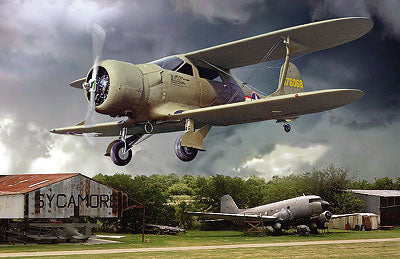 Roden Models 442 1/48 Beechcraft UC-43 Staggerwing Model Aircraft Kit