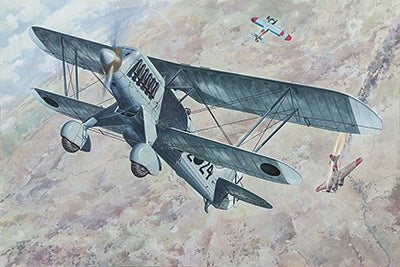 Roden Models 452 1/48 Heinkel He 51B.1 Bi-Plane Model Aircraft Kit