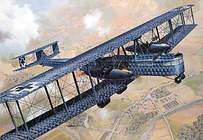Roden Models 50 1/72 Zeppelin Staaken R.VI WWI German Bomber Model Kit