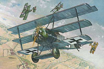 Roden Models 605 1/32 Fokker F.1 WWI Fighter Model Aircraft Kit