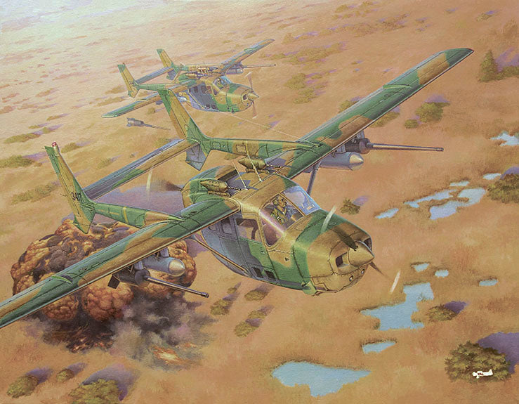 Roden Models 628 1/32 Reims FTB337G Lynx "Bush War" Model Aircraft Kit