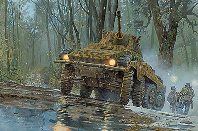 Roden Models 705 1/72 Sd.Kfz. 234/2 "Puma" Schwerer Panzerspähwagen 5 cm Model Kit