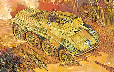 Roden Models 707 1/72 Sd.Kfz. 234/3 Schwerer Panzerspähwagen 7.5 cm Model Kit