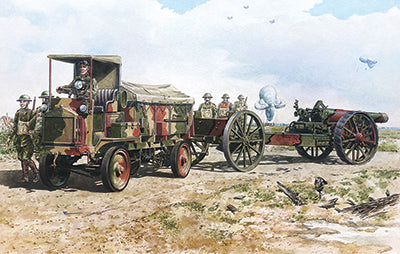 Roden Models 713 1/72 FWD Model B 3 ton & BL 8-inch Howitzer Mk.VI Model Kit