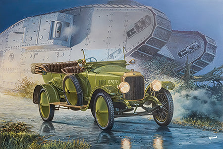 Roden Models 735 1/72 Vauxhall D-Type Army Staff Car Model Kit