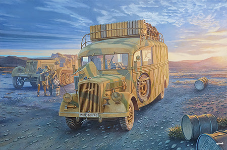 Roden Models 810 1/35 Opel 3.6-47 Blitz Omnibus Stabswagen Model Kit